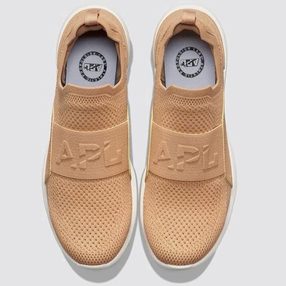 APL Men's Techloom Bliss Running Shoe Lightweight
Sneaker Tan White Size 12 NEW